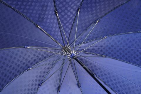 雪華模様のオリジナル傘（サイズ60cm）「もらっても、贈っても喜ばれる傘」カラー：ネイビー | 傘 かさ 60センチ 雨具 メンズ レディース 兼用 雪の結晶 ネイビー 紺 おしゃれ かわいい スタイリッシュ 雨 梅雨 贈答 贈り物 プレゼント 父の日 母の日 お中元 お歳暮 御歳暮 茨城県 古河市 送料無料 _BL06