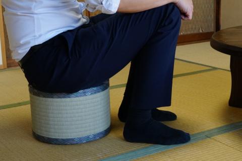 畳職人が作る畳椅子 高さ20cm ※着日指定不可 | いす イス 畳 職人 畳店 手軽 腰掛 腰かけ 便利 タタミ 和雑貨 インテリア 日用品 モダン 和風 簡単 軽い 座布団 快適 イグサ 井草 父の日 敬老の日 贈答 贈り物 プレゼント ギフト 茨城県 古河市 _EA01