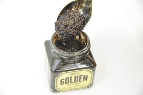 ゴールデンマスタード　1個入りギフトBOX（マーレ） ｜ 調味料 マスタード からし 洋からし おいしい ギフト 贈答 贈り物 プレゼント 記念日 記念品 ご褒美 お祝 お中元 お歳暮 茨城県 古河市 _DS06