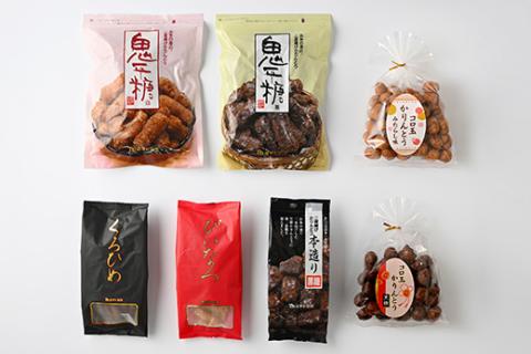 ミヤト製菓　お米の油の二度揚げかりんとう　5種＋食べきりサイズ2種 (7袋セット) ※着日指定不可 | かりんとう 大容量 菓子 お菓子 おかし おやつ スイーツ 和菓子 詰合せ 詰め合わせ アソート 食べ比べ 食べくらべ 取り寄せ お取り寄せ ギフト 贈答 贈り物 プレゼント お中元 お歳暮 茨城県 古河市 直送 工場直送 送料無料 _EF03