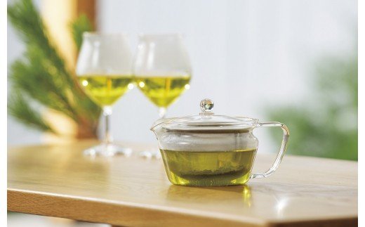 HARIO 茶茶急須 禅 CHZ-45T｜ハリオ 耐熱 ガラス 食器 器 保存容器 キッチン 日用品 キッチン用品 日本製 おしゃれ かわいい 急須 ティーポット 日本茶 テーパー形状_BD81