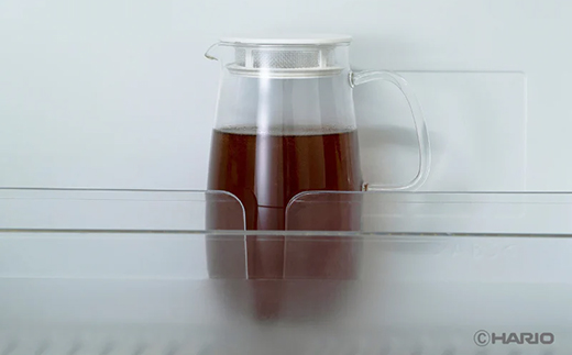 HARIO レンジでかんたん麦茶ポット むぎちゃん（ホワイト） [XMP-1000-W] | 耐熱 ガラス HARIO ハリオ 食器 器 キッチン 日用品 キッチン用品 日本製 おしゃれ かわいい 便利 簡単 食洗器可 電子レンジ可 お茶 麦茶 贈答 プレゼント ギフト _FU42　※離島への配送不可