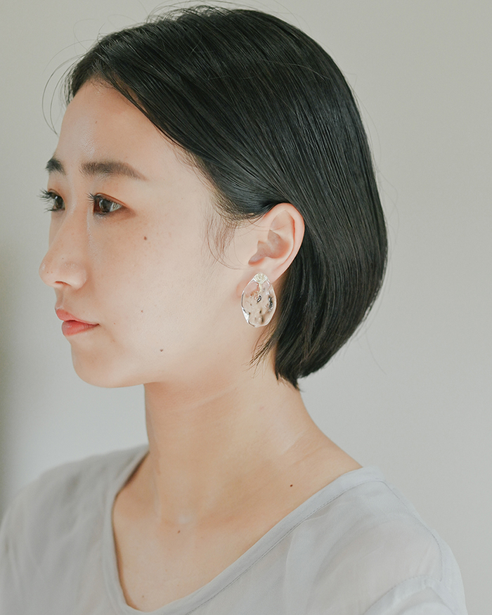 HARIO イヤリング シーニック［HAA-SI-E］ ※離島への配送不可｜耐熱 ガラス アクセサリー ハリオ ランプワークファクトリー 職人 繊細 フォーマル カジュアル きれいめ おしゃれ 20代 30代 40代_FM80