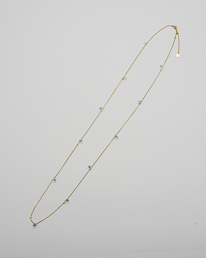 HARIO ネックレス リトルティアーズGP［HAW-LT-N-GP］ ※離島への配送不可｜耐熱 ガラス アクセサリー ハリオ ランプワークファクトリー 職人 繊細 フォーマル カジュアル きれいめ おしゃれ 20代 30代 40代_FI93