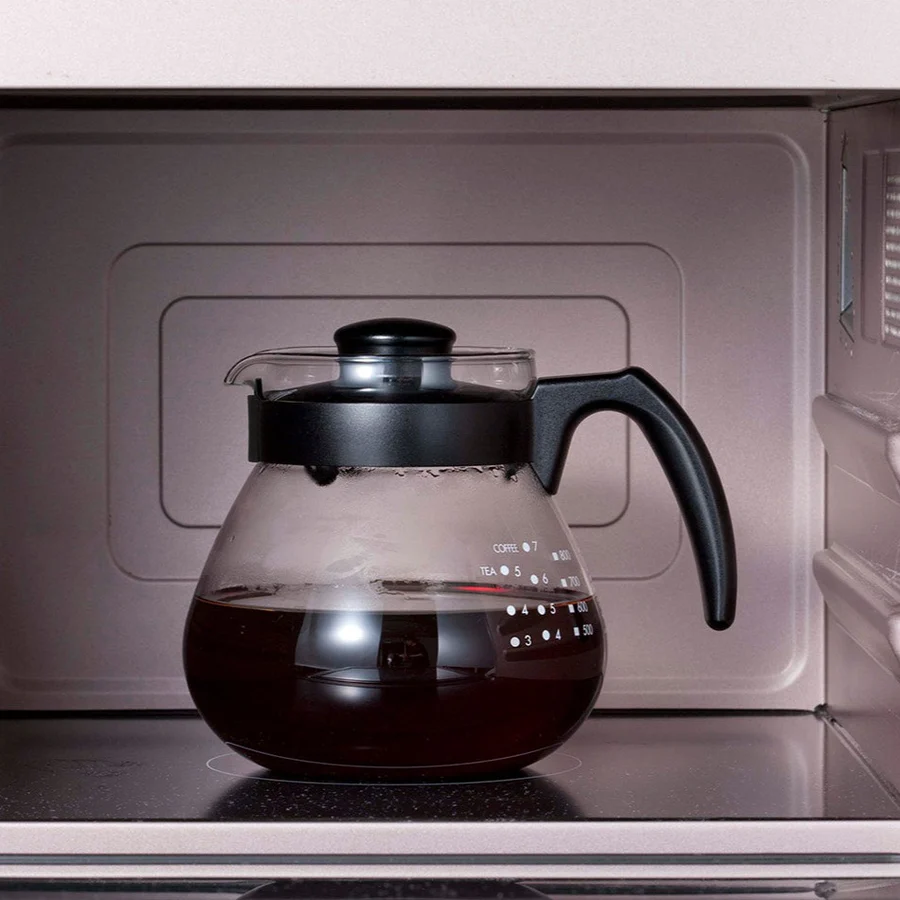 HARIO コーヒー＆ティーサーバー テコ［TCR-100-B］ ※離島への配送不可｜ハリオ おしゃれ かわいい シンプル ティーサーバー コーヒーサーバー サーバー ポット ガラスポット 耐熱 ガラス 日用品 キッチン用品 ティーポット 食洗器可 電子レンジ可_EB95