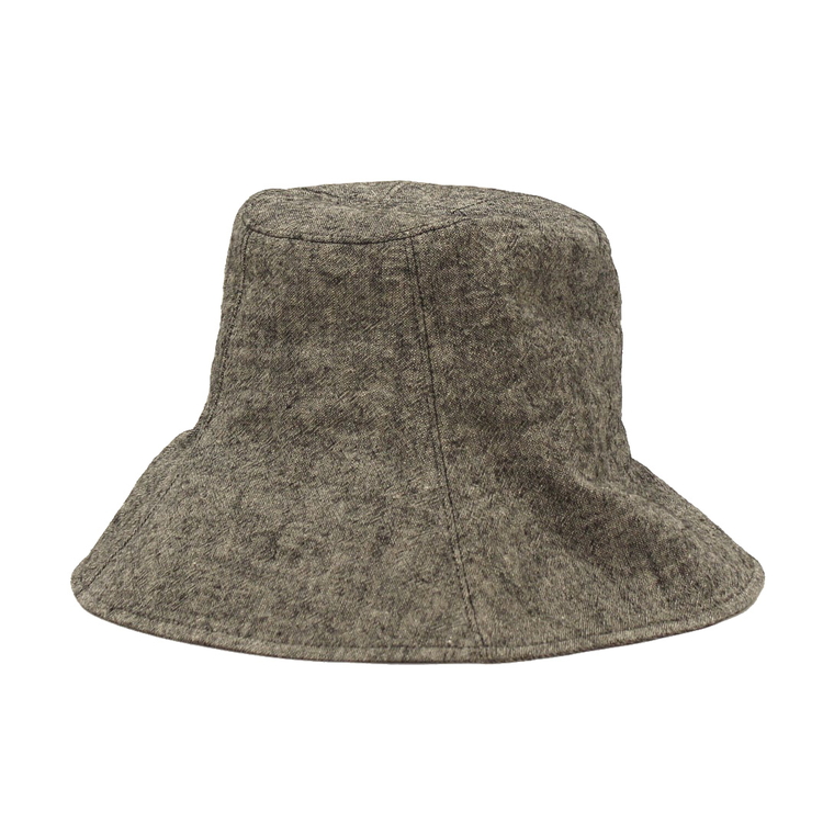 職人技が光るこだわりの麻変形チューリップハット | 帽子 ぼうし チューリップハット 麻 日よけ 栗白 茶 灰 ブラウン グレー 春 夏 秋 男性女性 ギフト 贈答 プレゼント お祝い ご褒美 ※2025年4月上旬頃より順次発送予定_FS09