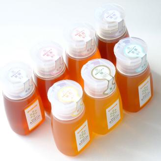季節で移ろう田舎はちみつボトル7種セット[ピタッとボトルB7] 【茨城県共通返礼品／五霞町】 生ハチミツ 非加熱 茨城県産 ※着日指定不可 | はちみつ ハチミツ 蜂蜜 生はちみつ 生ハチミツ 非加熱 茨城県産 国産 純粋 食べくらべ 食べ比べ セット 詰め合わせ おすすめ ミツバチ 蜜蜂 みつばち 茨城県産 贈答 贈り物 プレゼント 茨城県 古河市 送料無料 _EY07