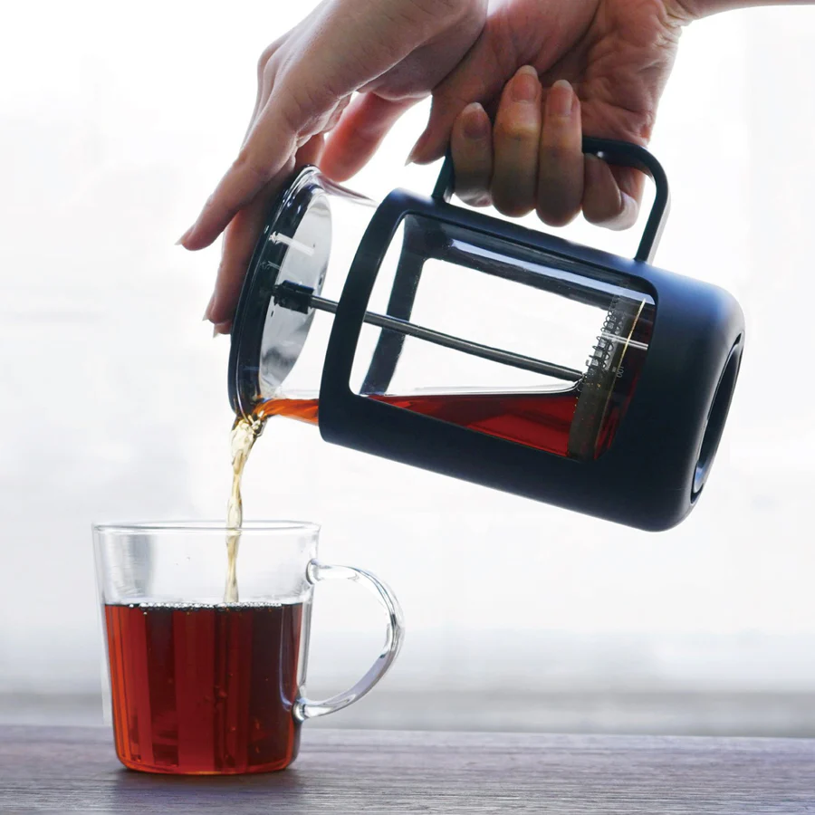 HARIO カフェプレス・U［CPU-4-B］ ※離島への配送不可｜ハリオ 珈琲 おしゃれ コーヒー 耐熱 ガラス 日用品 キッチン用品 かわいい フレンチプレス_EB44