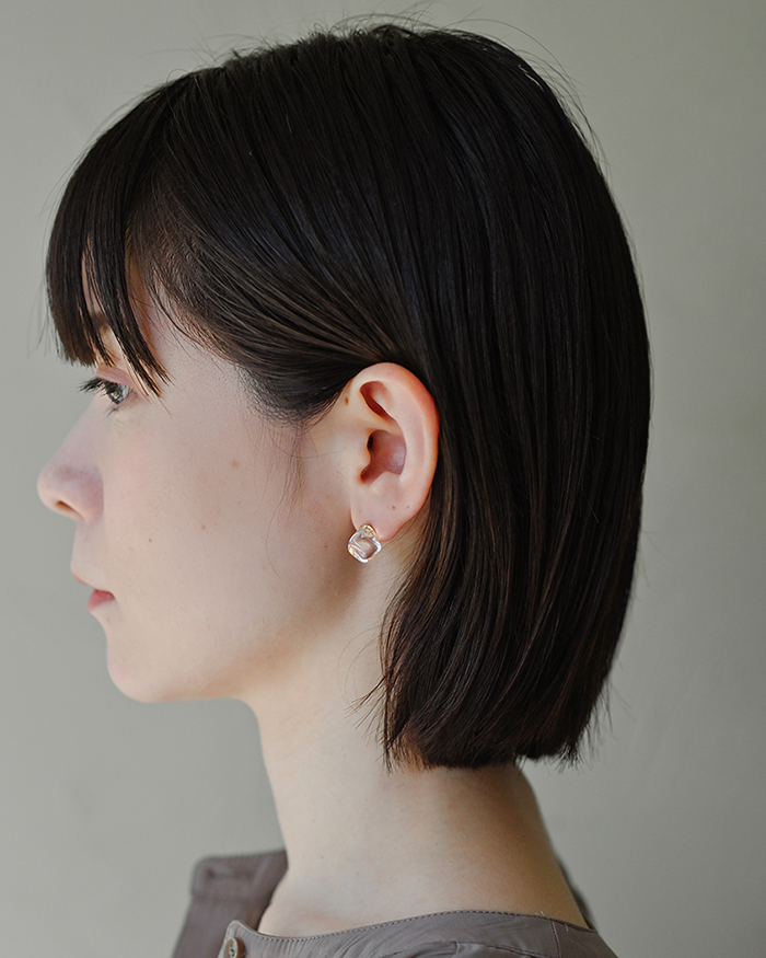 HARIO ピアス フロート［HAA-FT-P］ ※離島への配送不可｜耐熱 ガラス アクセサリー ハリオ ランプワークファクトリー 職人 繊細 フォーマル カジュアル きれいめ おしゃれ 20代 30代 40代_FM75