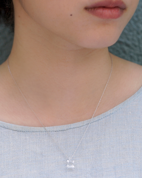 HARIO ネックレス ムーンライト［HAA-ML-001N］ ※離島への配送不可｜耐熱 ガラス アクセサリー ハリオ ランプワークファクトリー 職人 繊細 フォーマル カジュアル きれいめ おしゃれ 20代 30代 40代_FM19