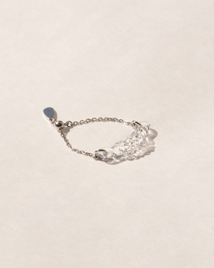 HARIO リング マーキス［HAA-MQ-R-SVNF］ ※離島への配送不可｜耐熱 ガラス アクセサリー 指輪 ハリオ ランプワークファクトリー 職人 繊細 フォーマル カジュアル きれいめ おしゃれ 20代 30代 40代_FM47