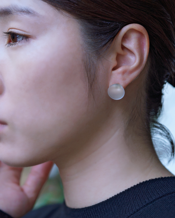 HARIO ピアス マユ［HAA-MY-001P］ ※離島への配送不可｜耐熱 ガラス アクセサリー ハリオ ランプワークファクトリー 職人 繊細 フォーマル カジュアル きれいめ おしゃれ 20代 30代 40代_FM15