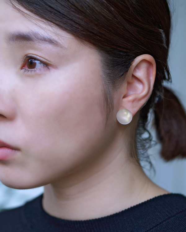 HARIO イヤリング マユ［HAA-MY-002E］ ※離島への配送不可｜耐熱 ガラス アクセサリー ハリオ ランプワークファクトリー 職人 繊細 フォーマル カジュアル きれいめ おしゃれ 20代 30代 40代_FM24