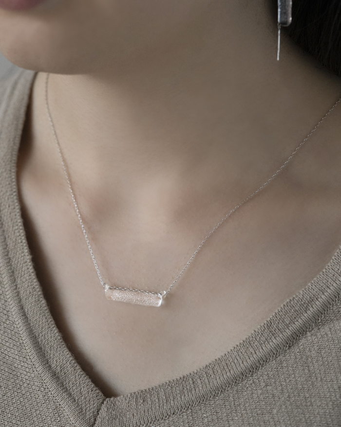 HARIO ネックレス シャーベット［HAA-SB-001N］ ※離島への配送不可｜耐熱 ガラス アクセサリー ハリオ ランプワークファクトリー 職人 繊細 フォーマル カジュアル きれいめ おしゃれ 20代 30代 40代_FM22