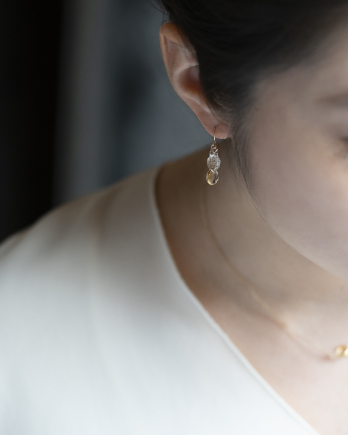 HARIO ピアス スパークル K10［HAA-SPH-002P-K10］ ※離島への配送不可｜耐熱 ガラス アクセサリー ハリオ ランプワークファクトリー 職人 繊細 フォーマル カジュアル きれいめ おしゃれ 20代 30代 40代_FM63