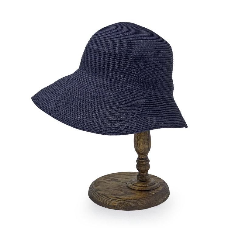 繊細な手仕事により作られた和紙ブレード帽子　変形キャペリン｜帽子 ハット ブレードハット 和紙 おしゃれ 日よけ ギフト 贈答 プレゼント お祝い ご褒美 ベージュ ネイビー グレー 春 夏 秋 運動会 男性女性 ※2025年4月上旬頃より順次発送予定_FS04