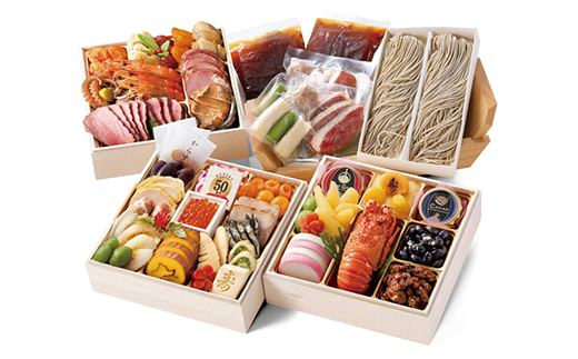 坂東太郎「親孝行おせち」 萬寿～まんじゅ 3段重 | おせち お節 御節 おせち料理 2026 2人前 1人前 少人数 豪華 華やか お正月 新春 ばんどう太郎 坂東太郎 茨城 古河 ※離島への配送不可 ※2025年12月30日お届け _CB32