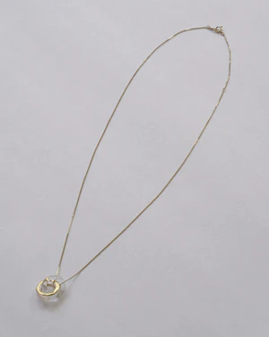 HARIO ネックレス エターナル K10［HAA-ETH-001N-K10］ ※離島への配送不可｜耐熱 ガラス アクセサリー ハリオ ランプワークファクトリー 職人 繊細 フォーマル カジュアル きれいめ おしゃれ 20代 30代 40代_FM61