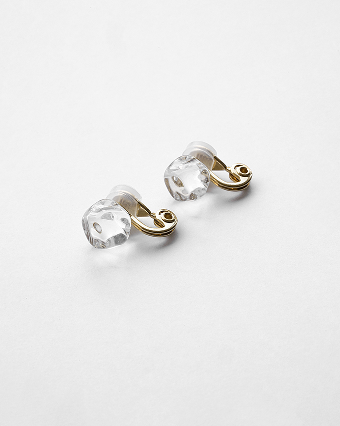 HARIO イヤリング フロート［HAA-FT-E］ ※離島への配送不可｜耐熱 ガラス アクセサリー ハリオ ランプワークファクトリー 職人 繊細 フォーマル カジュアル きれいめ おしゃれ 20代 30代 40代_FM76