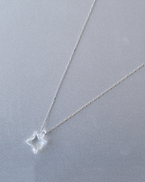 HARIO ネックレス ムーンライト［HAA-ML-001N］ ※離島への配送不可｜耐熱 ガラス アクセサリー ハリオ ランプワークファクトリー 職人 繊細 フォーマル カジュアル きれいめ おしゃれ 20代 30代 40代_FM19