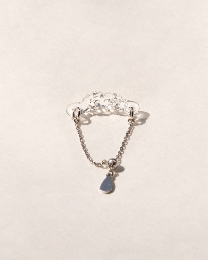 HARIO リング マーキス［HAA-MQ-R-SVNF］ ※離島への配送不可｜耐熱 ガラス アクセサリー 指輪 ハリオ ランプワークファクトリー 職人 繊細 フォーマル カジュアル きれいめ おしゃれ 20代 30代 40代_FM47