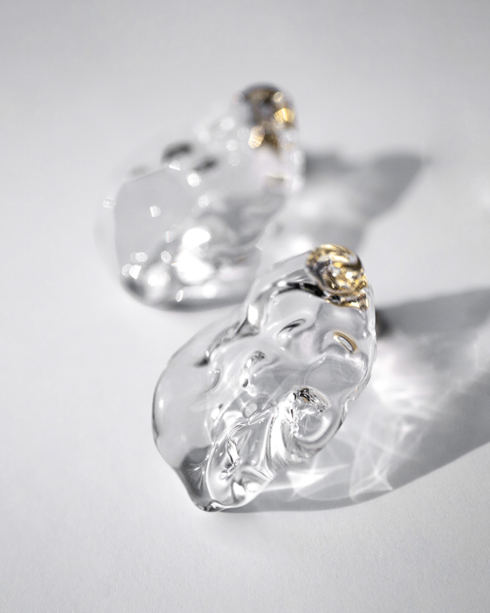 HARIO ピアス シーニック［HAA-SI-P］ ※離島への配送不可｜耐熱 ガラス アクセサリー ハリオ ランプワークファクトリー 職人 繊細 フォーマル カジュアル きれいめ おしゃれ 20代 30代 40代_FM79