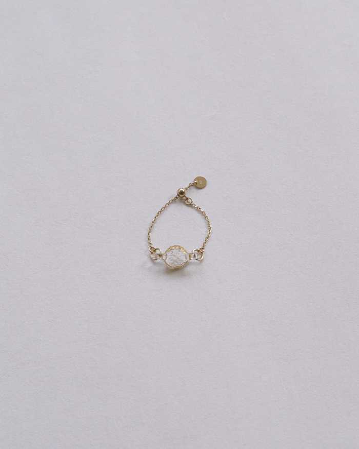 HARIO リング スパークル K10［HAA-SPH-003R-K10］ ※離島への配送不可｜耐熱 ガラス アクセサリー 指輪 ハリオ ランプワークファクトリー 職人 繊細 フォーマル カジュアル きれいめ おしゃれ 20代 30代 40代_FM64