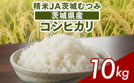 【令和7年産】茨城県産コシヒカリ10kg（5kg×2袋）精米JA茨城むつみ | 米 こめ コメ 10キロ 精米 こしひかり コシヒカリ 茨城県産 贈答 贈り物 プレゼント 茨城県 古河市 JA 農協 直送 産地直送 送料無料 _CL05 ※2025年10月下旬頃より順次発送予定