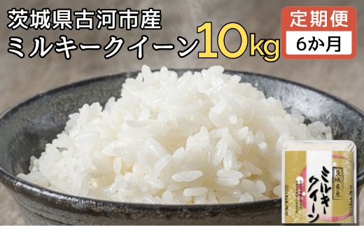 【定期便 6か月】【新米】令和7年産 古河市産ミルキークイーン 10kg(5kg×2袋) | 米 こめ コメ みるきーくいーん 単一米 国産 産地直送 茨城県 古河市 _DP94
