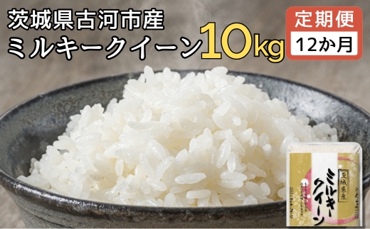 【定期便 12か月】【新米】令和7年産 古河市産ミルキークイーン 10kg(5kg×2袋) | 米 こめ コメ みるきーくいーん 単一米 国産 産地直送 茨城県 古河市 _DP95