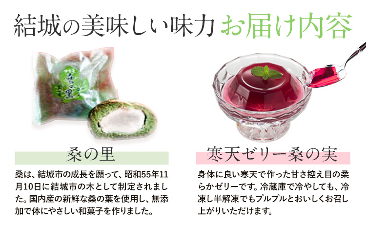 和菓子 結城の美味しい味力（みりょく）満載 富士峰菓子舗《90日以内に出荷予定(土日祝除く)》茨城県 結城市 和菓子 スイーツ 詰め合わせ 桑の里 寒天ゼリー 白餡 すりごま入り餡 ホワイトチョコレート 大福 コーヒー 抹茶 シャインマスカット---yuki_fjk_4_s1---