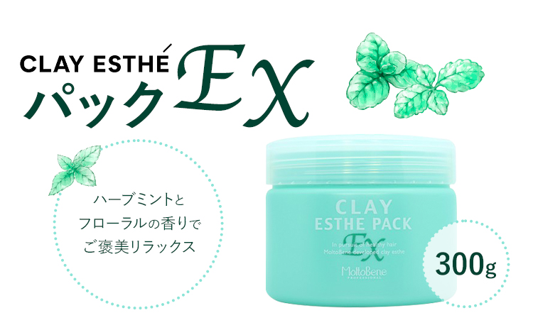 トリートメント クレイエステ パック EX 300g《30日以内に出荷予定(土日祝除く)》茨城県 結城市 化粧品 ヘアケア トリートメント ミント スカルプ ヘアエステ クレイ 詰め替え用 ケア用品 ヘア 美容　日用品　雑貨【配送不可地域あり】---yuki_s_24_300g---