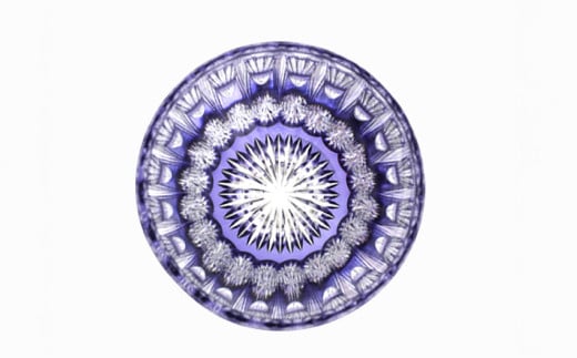 伝統工芸士作カガミクリスタルの江戸切子 冷酒杯〈菊花〉T535-2685-CMP