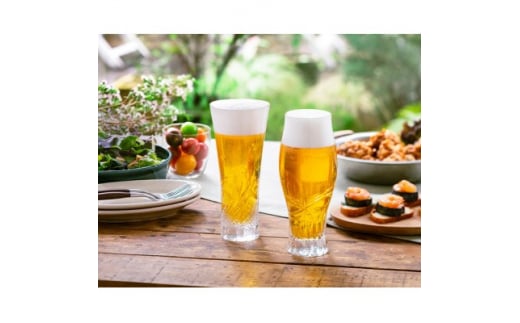 カガミクリスタルのビアグラス〈縁〉T773-2999