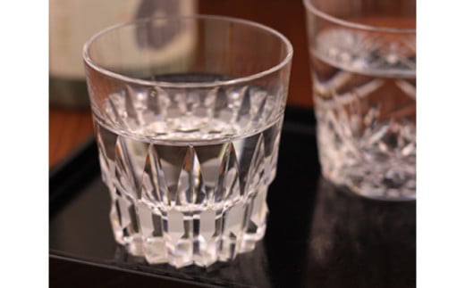 カガミクリスタルのダブルウイスキーグラス〈校倉〉T481-312