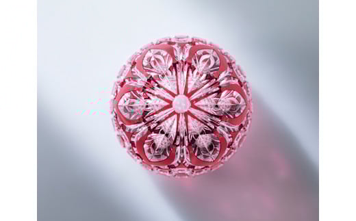 伝統工芸士作カガミクリスタルのロックグラス〈彩華〉 T792-3012-CAU