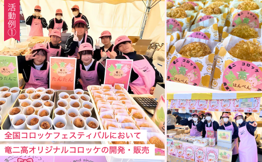 【思いやり型返礼品】母校応援 ふるさと納税 茨城県立竜ヶ崎第二高等学校【寄附金額 5,000円】