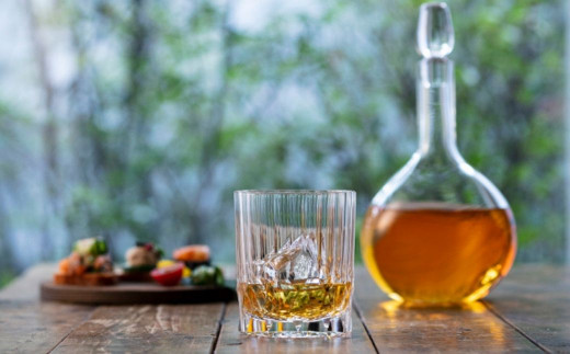 カガミクリスタルのロックグラス(白露) T429-2994