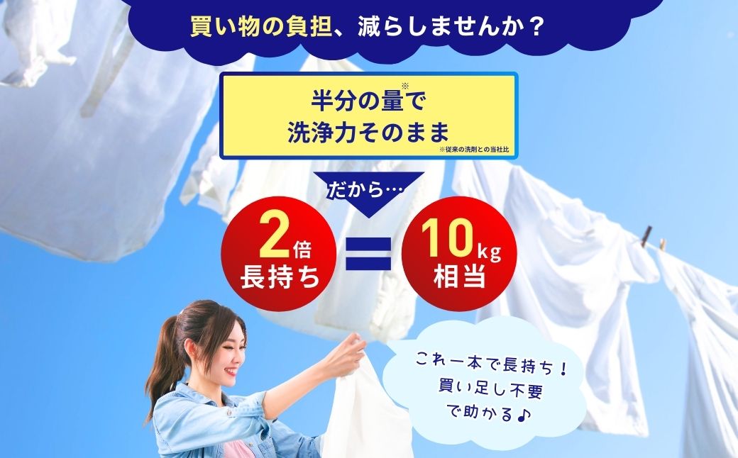 濃縮洗濯洗剤 ランドリーム 5kg (5kg×1個) 業務用 詰め替え