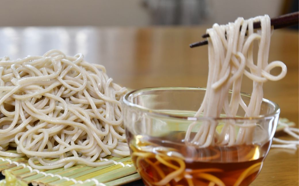 龍ケ崎名物 手造りの生そば[(麺120g×3食・つゆ1パック)×3袋]