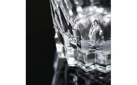 カガミクリスタルのロックグラス〈校倉〉T394-312