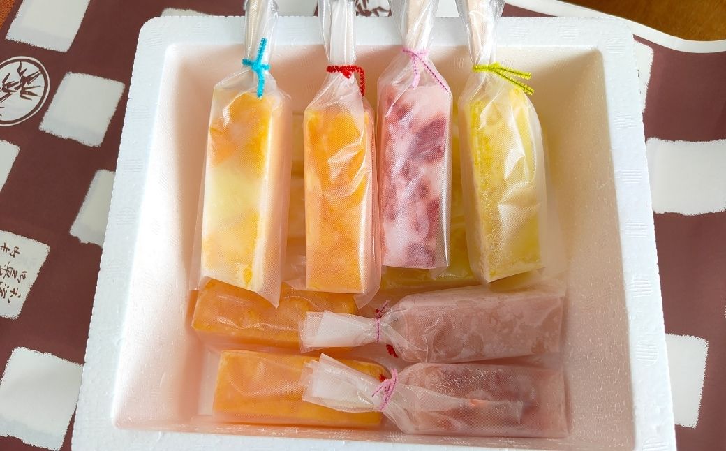 くずバー12本(いちご・みかん・はちみつレモン・ミックス)