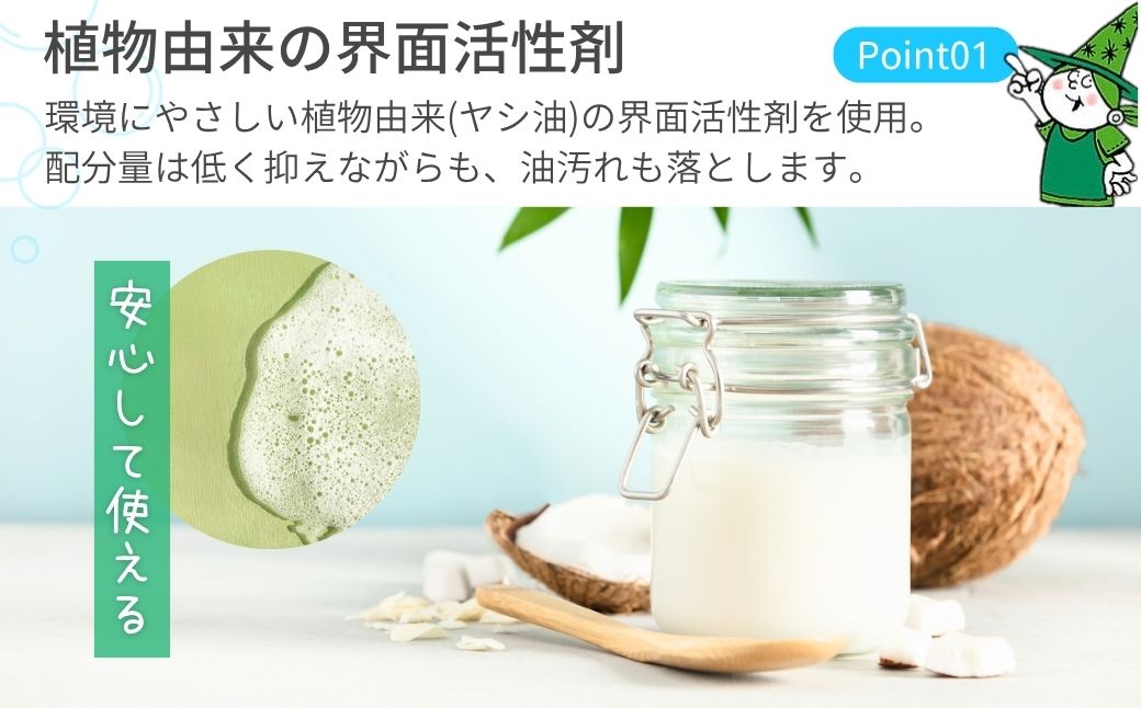 食器洗剤 排水口もスッキリ 緑の魔女キッチンお試しセット×2箱 MK-12