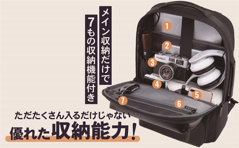 完全自立で型くずれしない / スマートビジネスリュック[BEMOVITA]| ビジネスバック リュック バッグ ビジネス 大容量 多機能 使いやすい 連結 セパレート 分割 ギフト 茨城県 龍ケ崎市