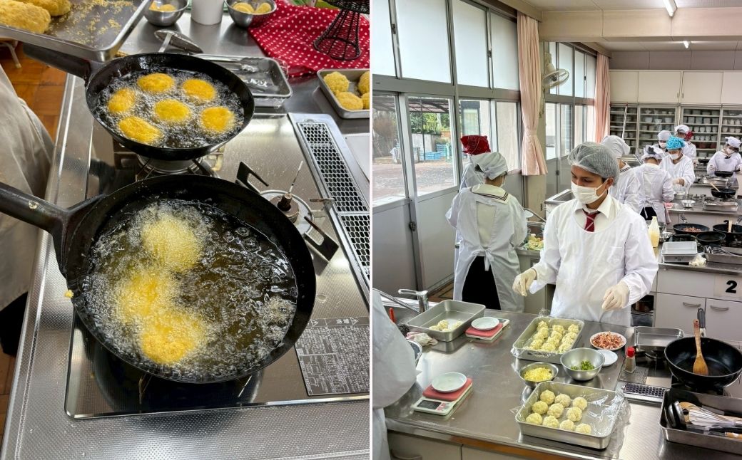 【竜ヶ崎第二高等学校の生徒考案】龍ケ崎はんぺんコロッケ 3種セット 青のりチーズ ベーコン えだまめ | コロッケ ころっけ チーズ ベーコン 枝豆 はんぺん 冷凍 時短 レンジ 簡単 惣菜 おかず おつまみ 高校生 茨城県 龍ケ崎市