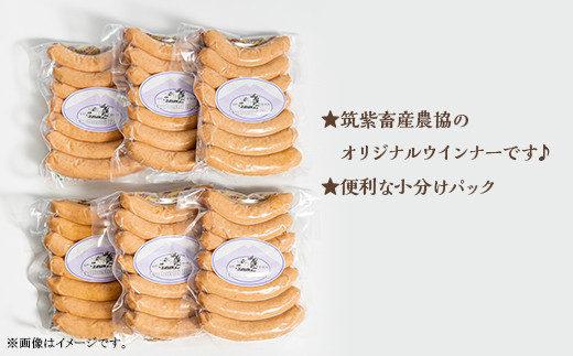 ウィンナー 1.2kg 200g×6パック 小分け 国産 筑紫畜産農協 ご当地 グルメ【 ウインナーソーセージ ウインナー おつまみ お弁当 お惣菜 ソーセージ 便利 ウィンナー 】