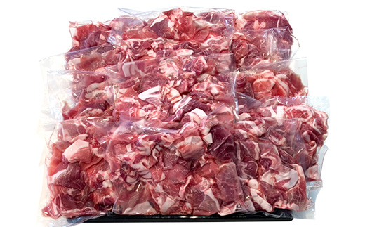 国産豚肉 こま切れドドーンと6kg （ 500g × 12パック / 小分け 真空包装 ）【 下妻工場直送 】【 豚肉 こま切れ パック 小分け 便利 国産 料理 ポーク ぶたにく 国産豚 マルリン 】