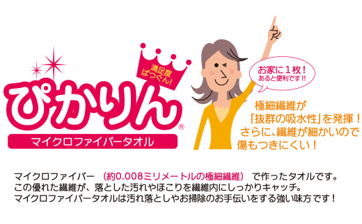 マイクロファイバータオル 5枚セット （ シモンちゃんロゴ入り ）【 キッチン 掃除 洗車 布巾 ふきん 】