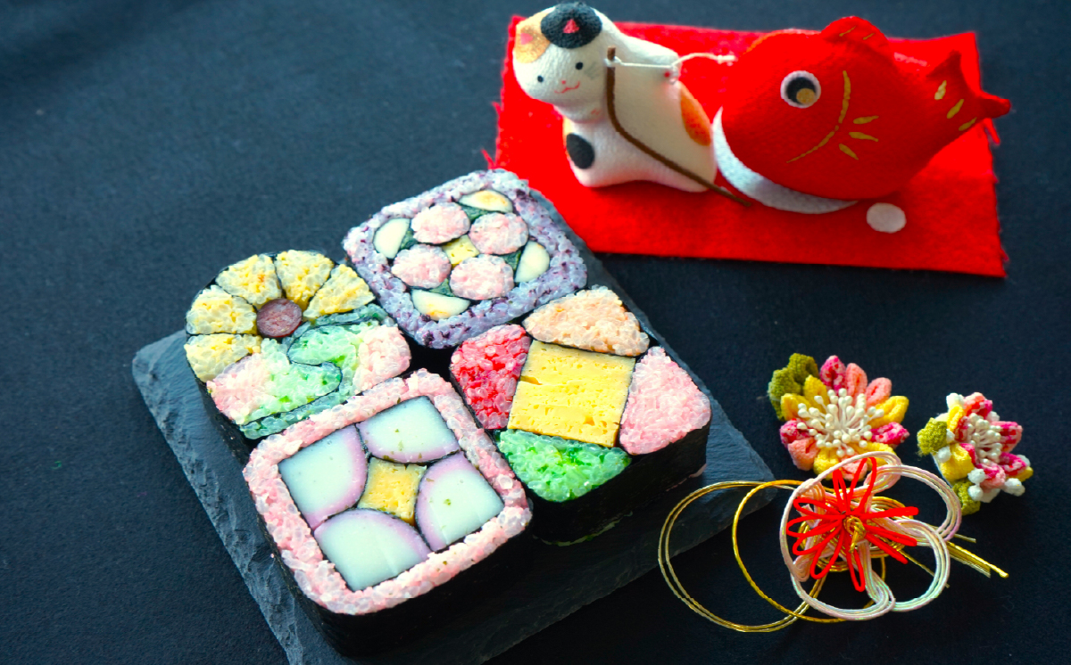 モザイク寿司アート【 巻き寿司 お寿司 細工寿司 お祝い 】