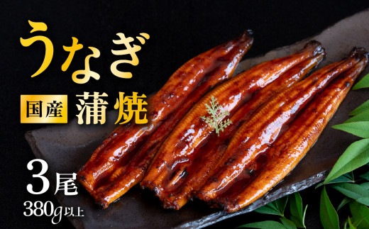 【 発送月・容量が選べる！ 】【 12月発送 】 国産 うなぎ蒲焼 上うなぎ3尾 380g以上 山椒付き 鰻 ウナギ たれ タレ たっぷり うな重 鰻重 ひつまぶし 【12月発送】上うなぎ3尾(380g以上) | 11,000円